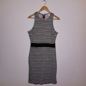 Striped Dress with cut out